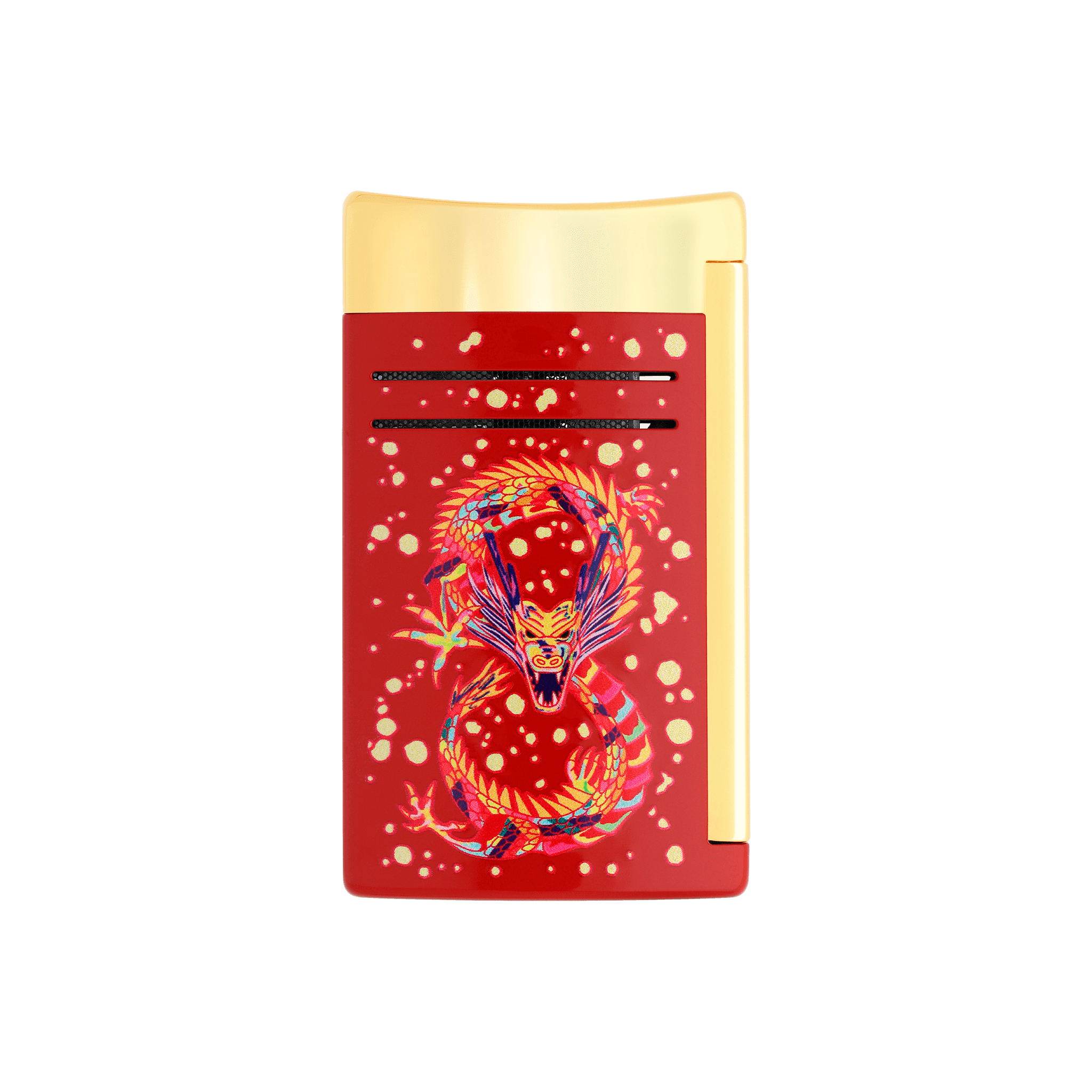 St. Dupont Maxijet Burgundy Gold Dragon